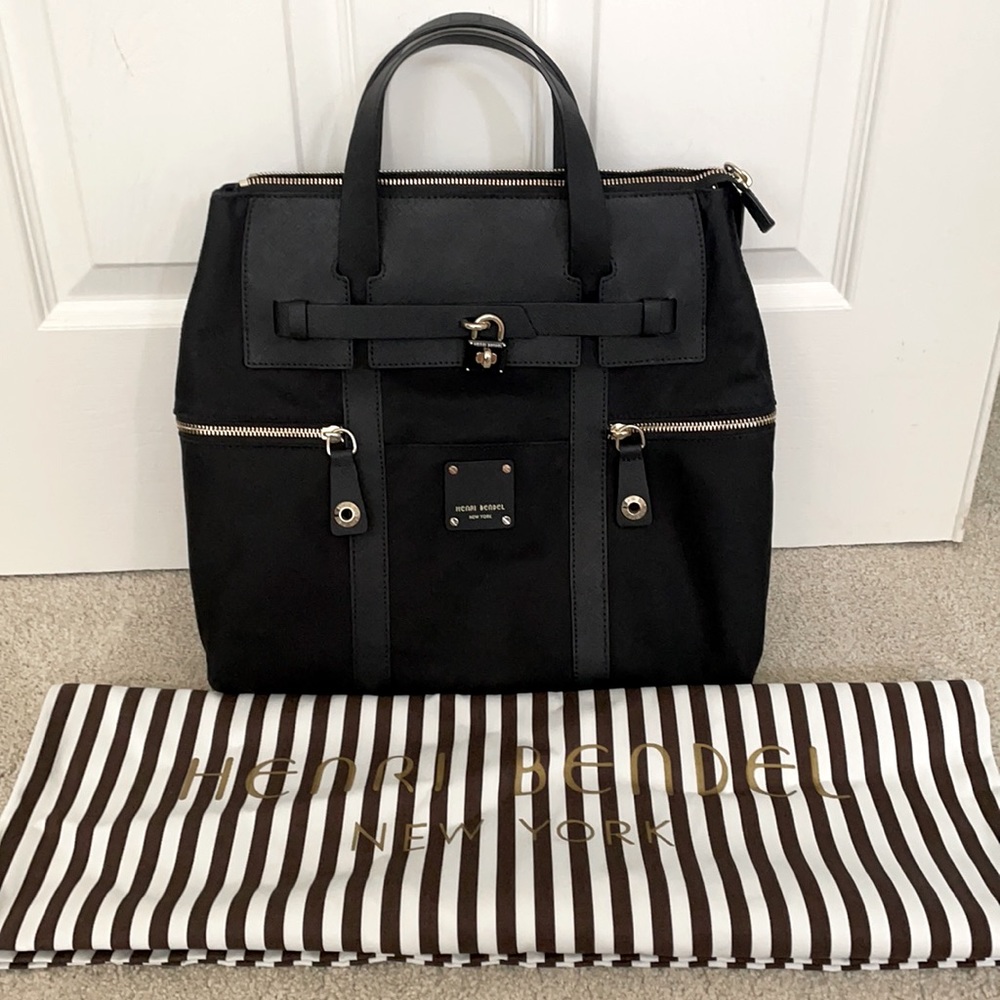 Henri Bendel Large Jetsetter Backpack w/ dust bag